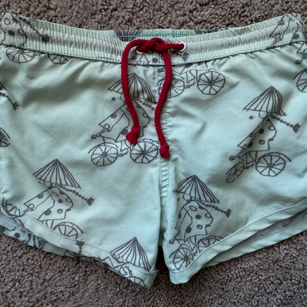 Nadadelazos Mint Green Swim Shorts